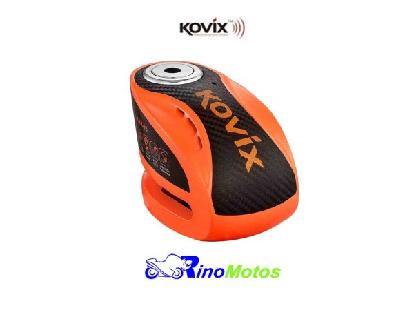 Lucchetto A Disco Con Allarme KOVIX KNX10 Per Moto E Scooter - Antifurto 120dB, 10mm, Verde