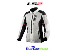 CHAQUETA M LS2 ALBA VERANO GRIS