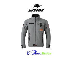 CHAQUETA MOTOCICLISTA LYSCHY URBAN GRIS LY-2035