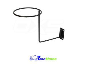 SOPORTE PORTA CASCO MOTO TIPO AUREOLA A LA PARED