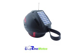 PARLANTE SOLAR TIPO CASCO BLUETOOTH CON USB