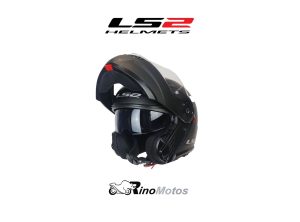 CASCO ABATIBLE LS2 FF908 STROBE II NEGRO MATTE