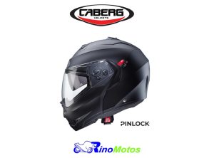 CASCO ABATIBLE CABERG DUKE X NEGRO MATE