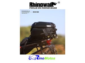 Bolso de cola para moto Rhinowalk MT2335 expandible de 23 a 35 litros