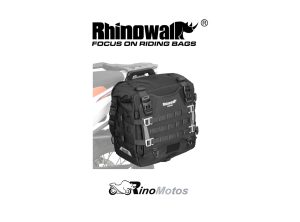 BOLSOS LATERALES PARA MOTO RHINOWALK MJX2004 EXPANDIBLES DE 35 A 45 LITROS