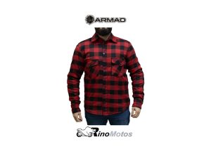 CAMISA LEÑADORA PARA MOTO ARMAD GEAR FIELD CON PROTECCIONES
