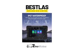 Pantalla Para Moto GPS- 7 «Apple CarPlay / Android Auto Inalámbrico + GPS Satelital Integrado»