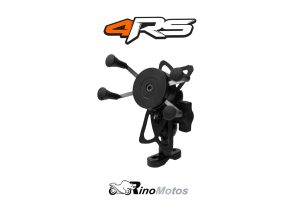 SOPORTE PARA CELULAR MOTO MOXI CON BASE PARA ESPEJO O VOLANTE TIPO X