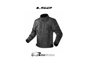 CHAQUETA LS2 SEPANG NEGRO GRIS