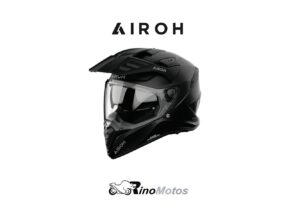 CASCO PARA MOTO AIROH BANDIT NEGRO MATE
